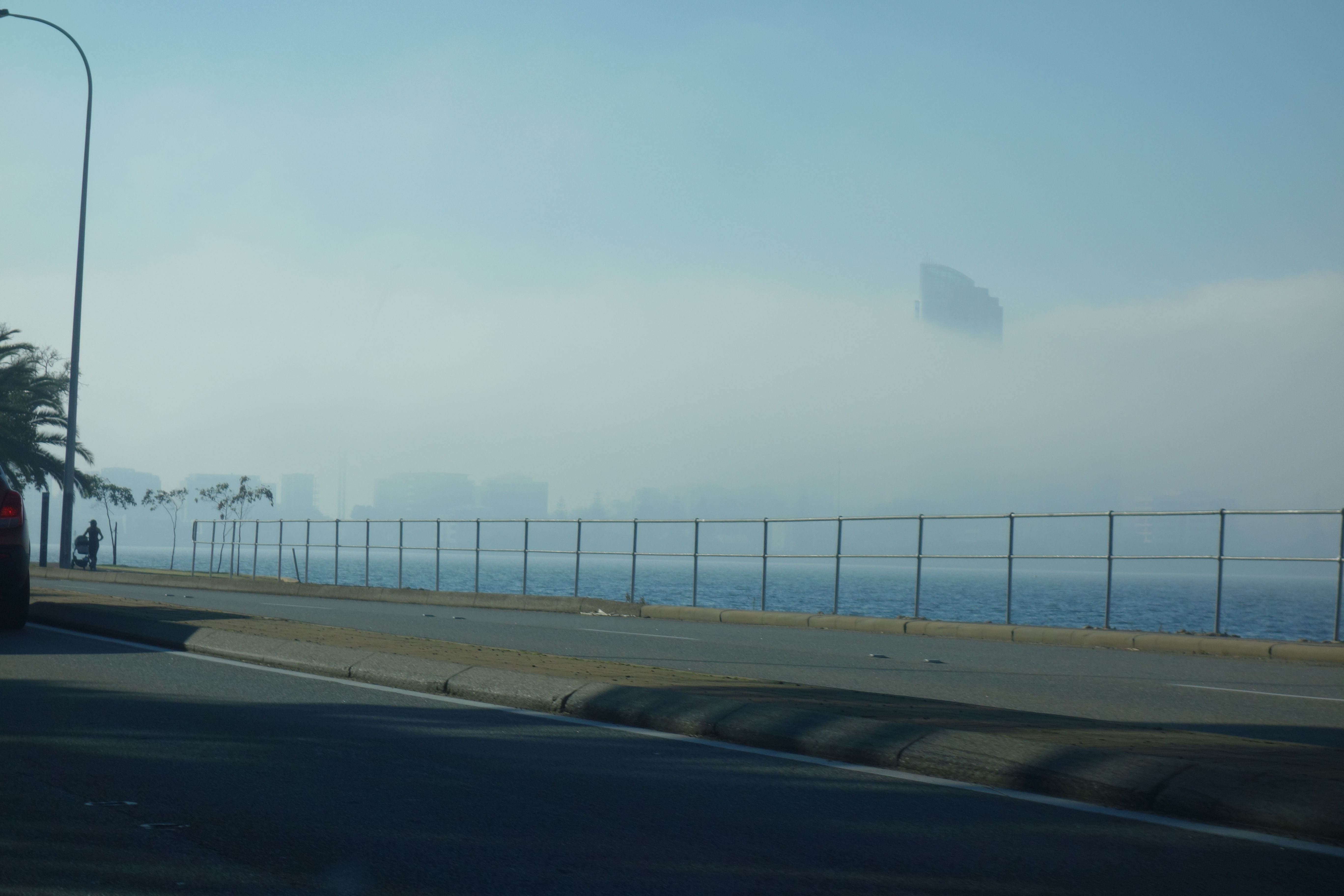 12jun26 - cloudy building in the rare Perth fog