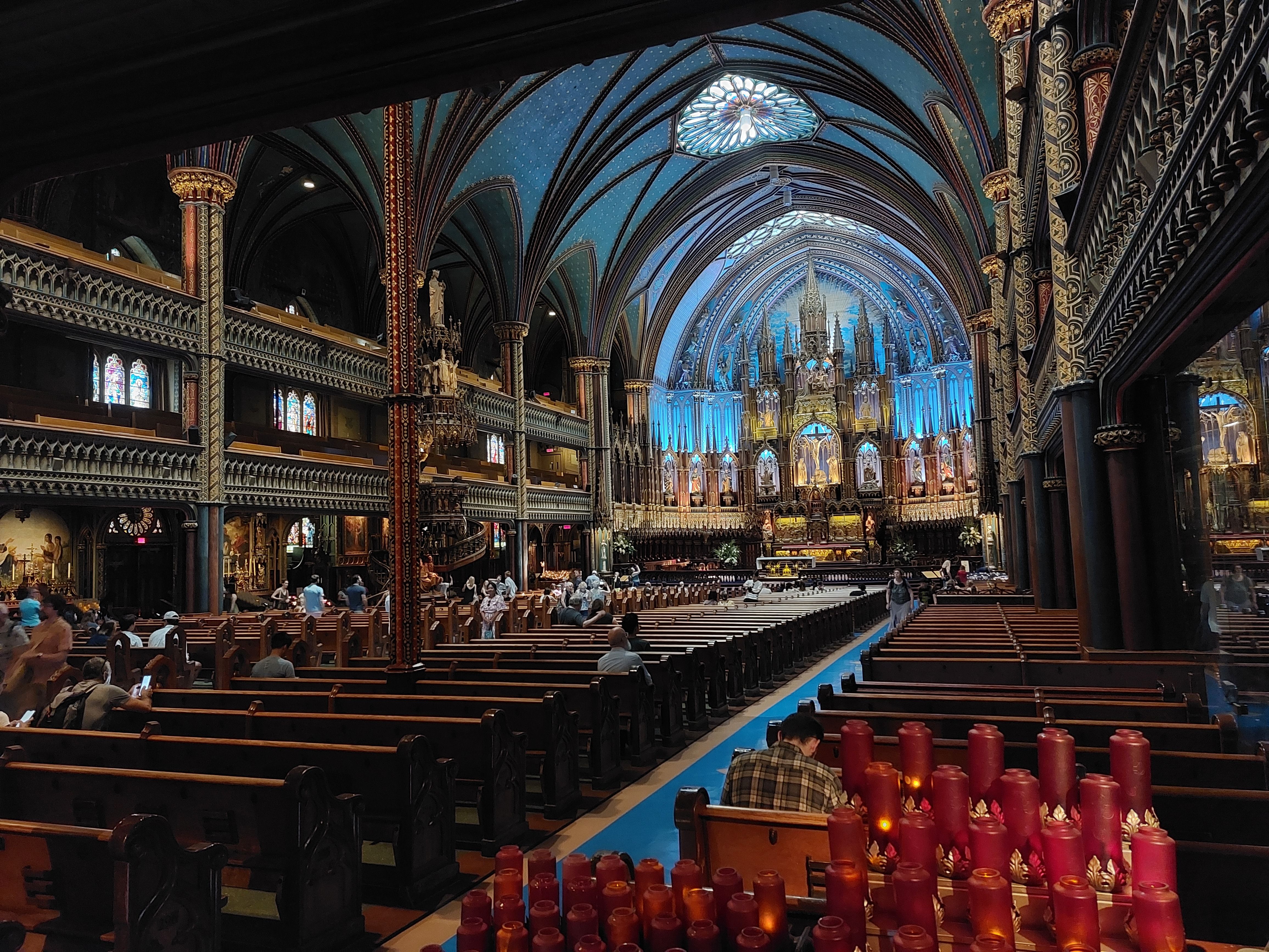 20jun24 - st maria cathedral in montreal, man i had some bad fucking chafing on this day