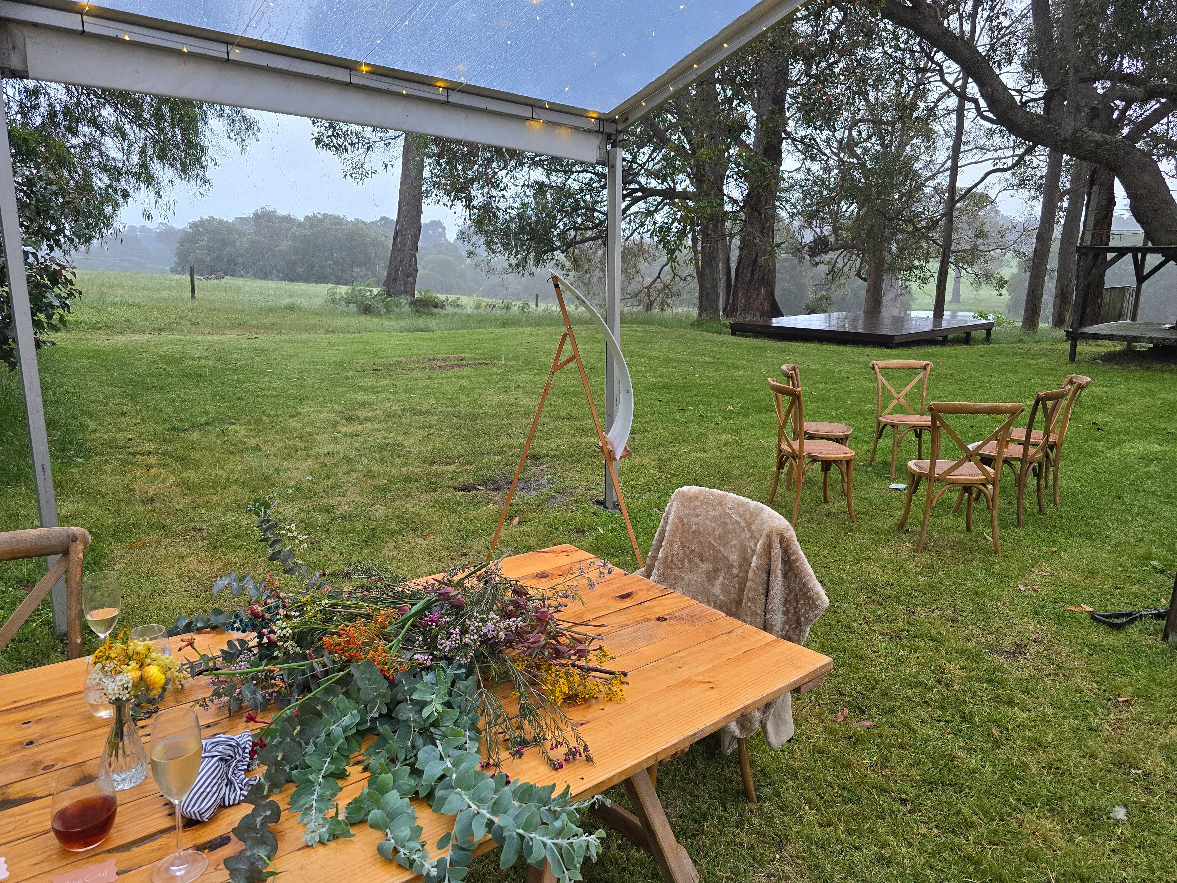 21oct24 - rainy pic of the morning after a wedding